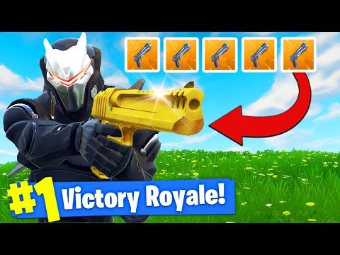 The *GOLDEN* HAND CANNON Challenge In Fortnite Battle Royale!