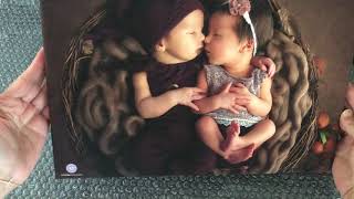 Διδυμάκια σε καμβά