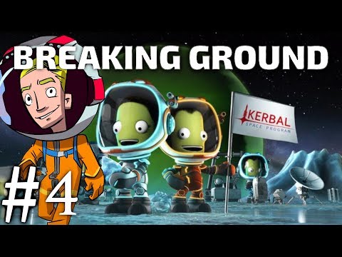 Kerbal Space Program Breaking Ground Career Mode | Part 4 | Unmanned Minmus Lander