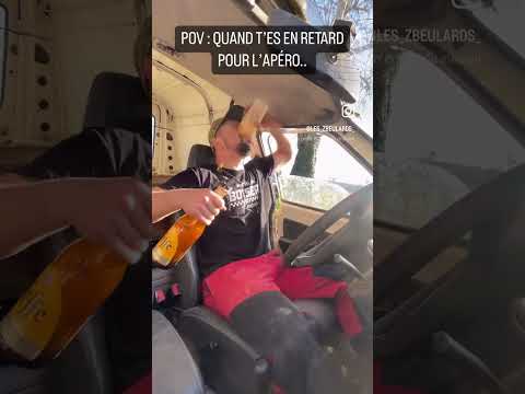 Vite vite t’es à la bourres pour l’apéroooo ! #apero #copain #c15 #bear #comedy