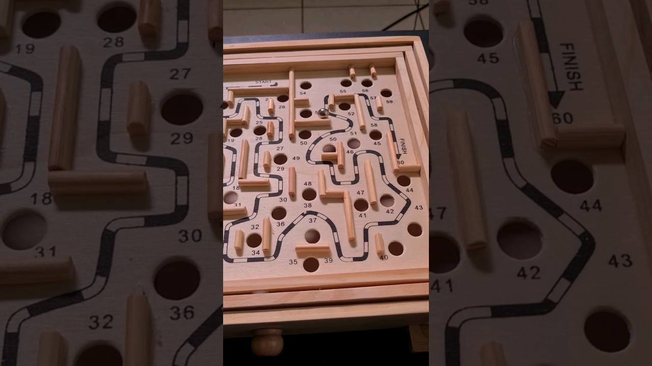 Labyrinth Wooden Maze Game #90s #90skids #retrogamer #Labyrinth #maze #puzzle #puzzlegame #skillgame