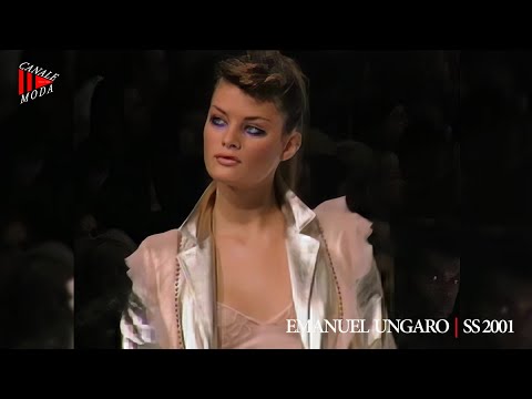 EMANUEL UNGARO Spring 2001 Paris highlights - Canale Moda
