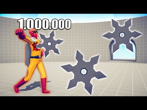 1.000.000 DAMAGE SENSEI 1 vs 1 TOURNAMENT - TABS | Totally Accurate Battle Simulator 2023