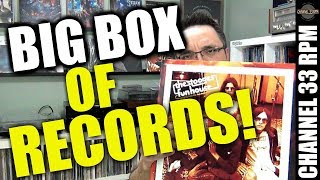 BIG BOX OF VINYL RECORDS from Runout Groove! Stooges and more