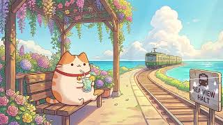 Mochi Seaside Station 🚉 Aesthetic Lofi Beats for Study & Focus 🌊 Find Peace