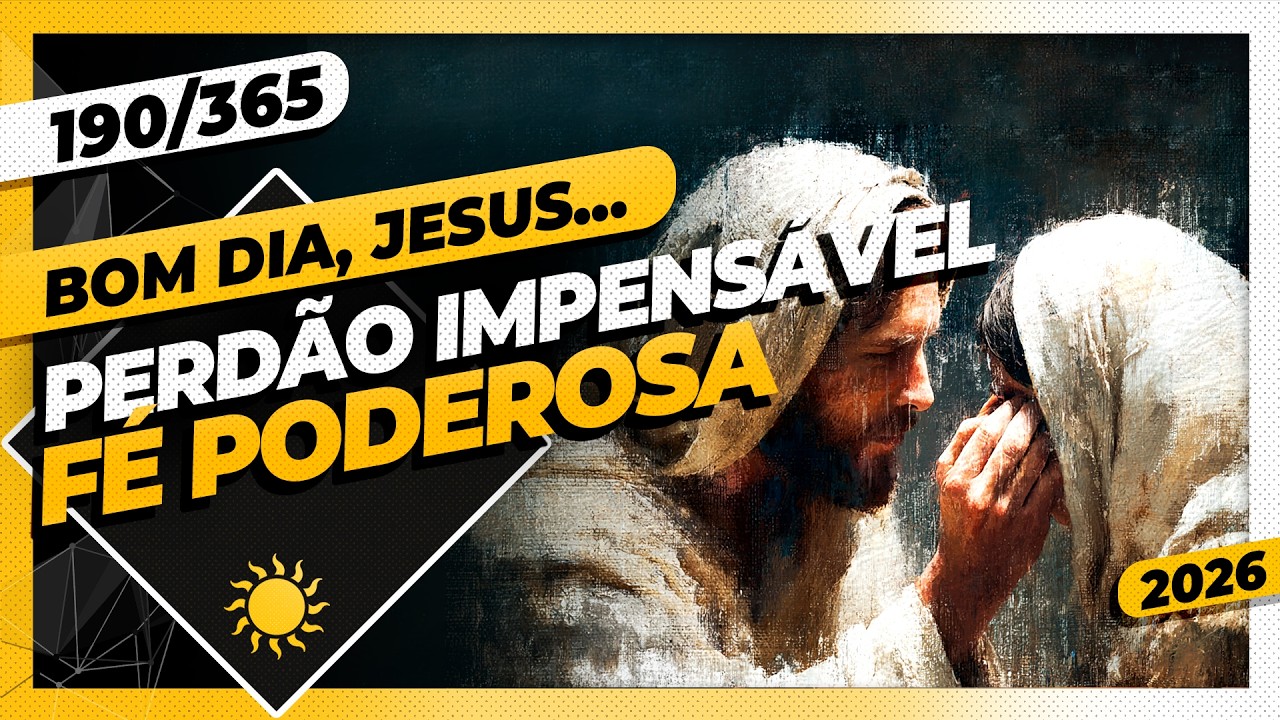 PERDÃO IMPENSÁVEL: FÉ PODEROSA - Bom dia, Jesus! 190/365 (2026)