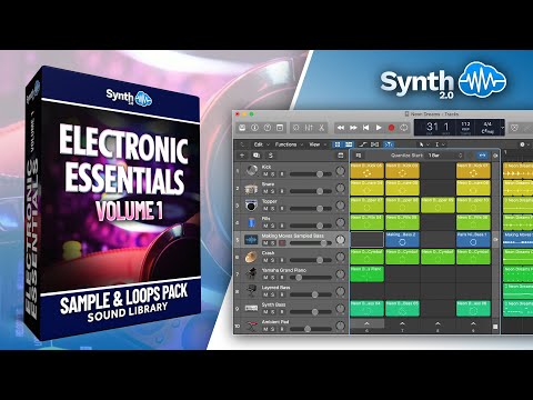 ELECTRONIC ESSENTIALS V1 ♫ 320 samples & loops ► SAMPLES PACK