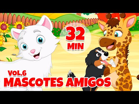 Mascotes Amigos (Desenho Infantil) Vol. 6 - Giramille 32 min | Desenho Animado Musical