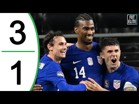 USA vs Jamaica 3-1 Highlights & Goals | Nations League Semi Final 2024
