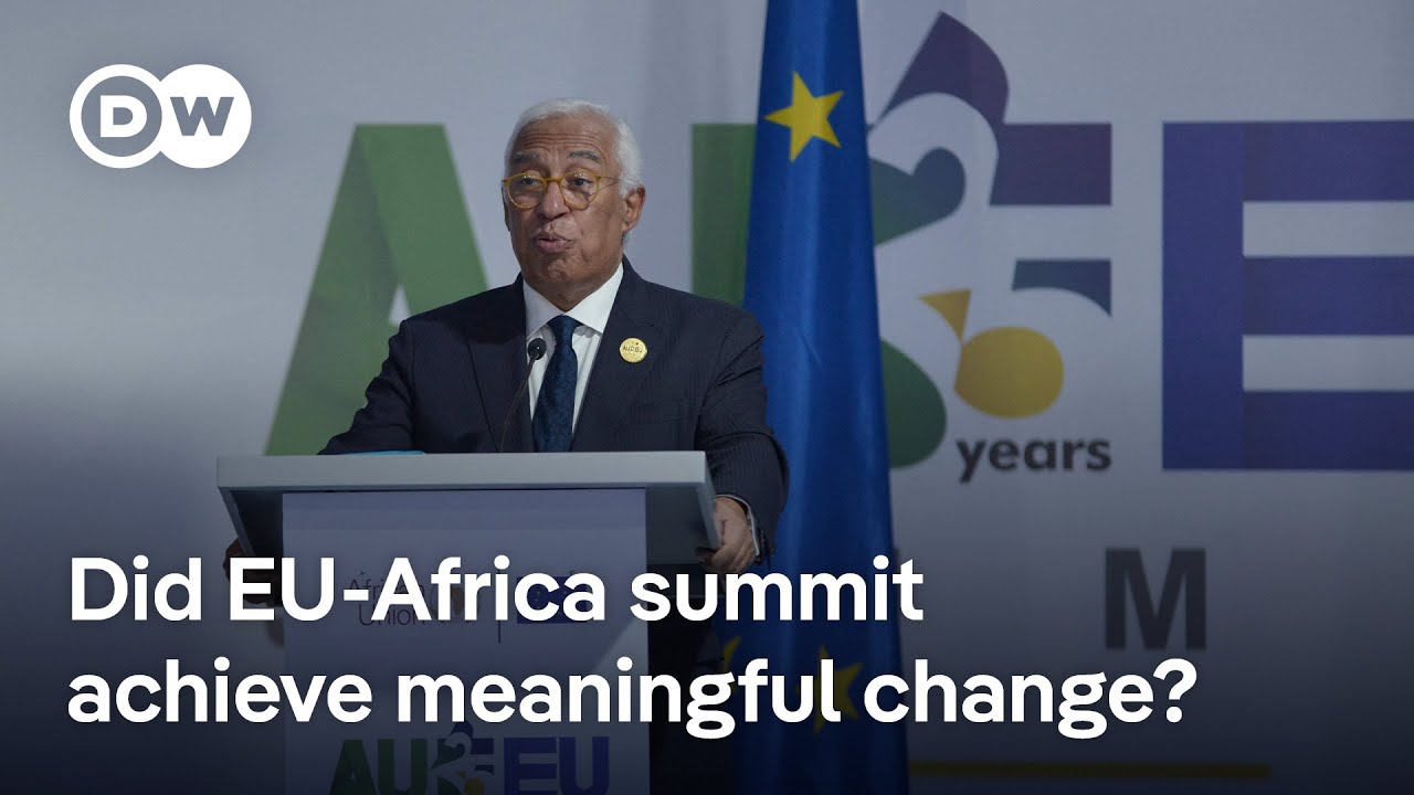 EU-Africa summit overshadowed by US-Russia peace plan for Ukraine | DW News
