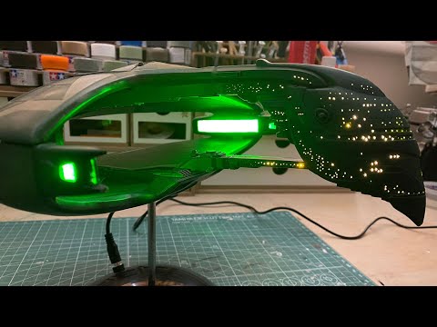 1:3200 scale Romulan D'deridex-class warbird