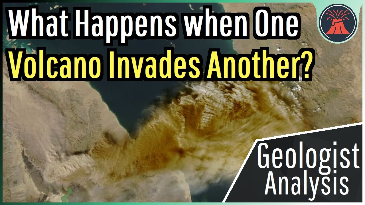 What Happens when One Volcano Invades Another?