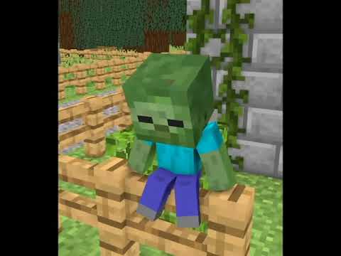 MONSTER SCHOOL : CHICKEN WING MEME MAGMA HEEKO, HEROBRINE - MINECRAFT ANIMATION #Shorts 12