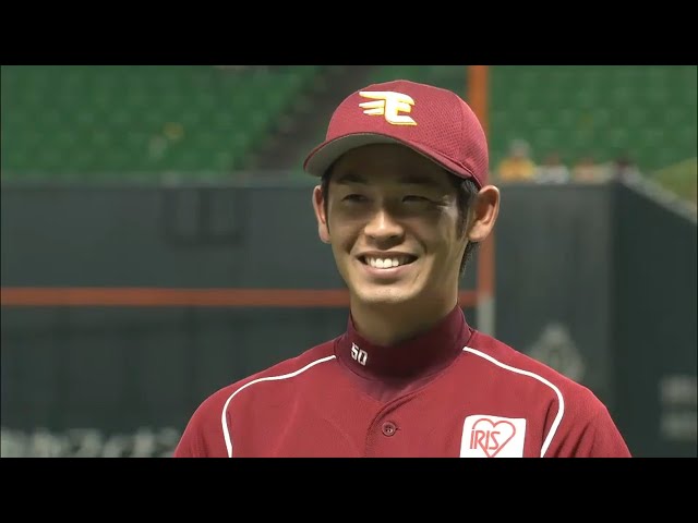 イーグルス・入野投手ヒーローインタビュー 2015/9/29 H-E