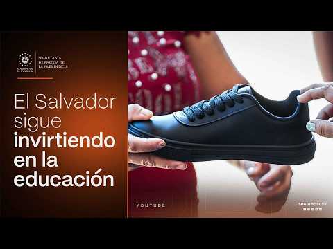 Gobierno del Presidente Bukele cambia tallas de uniformes y zapatos a estudiantes de El Refugio