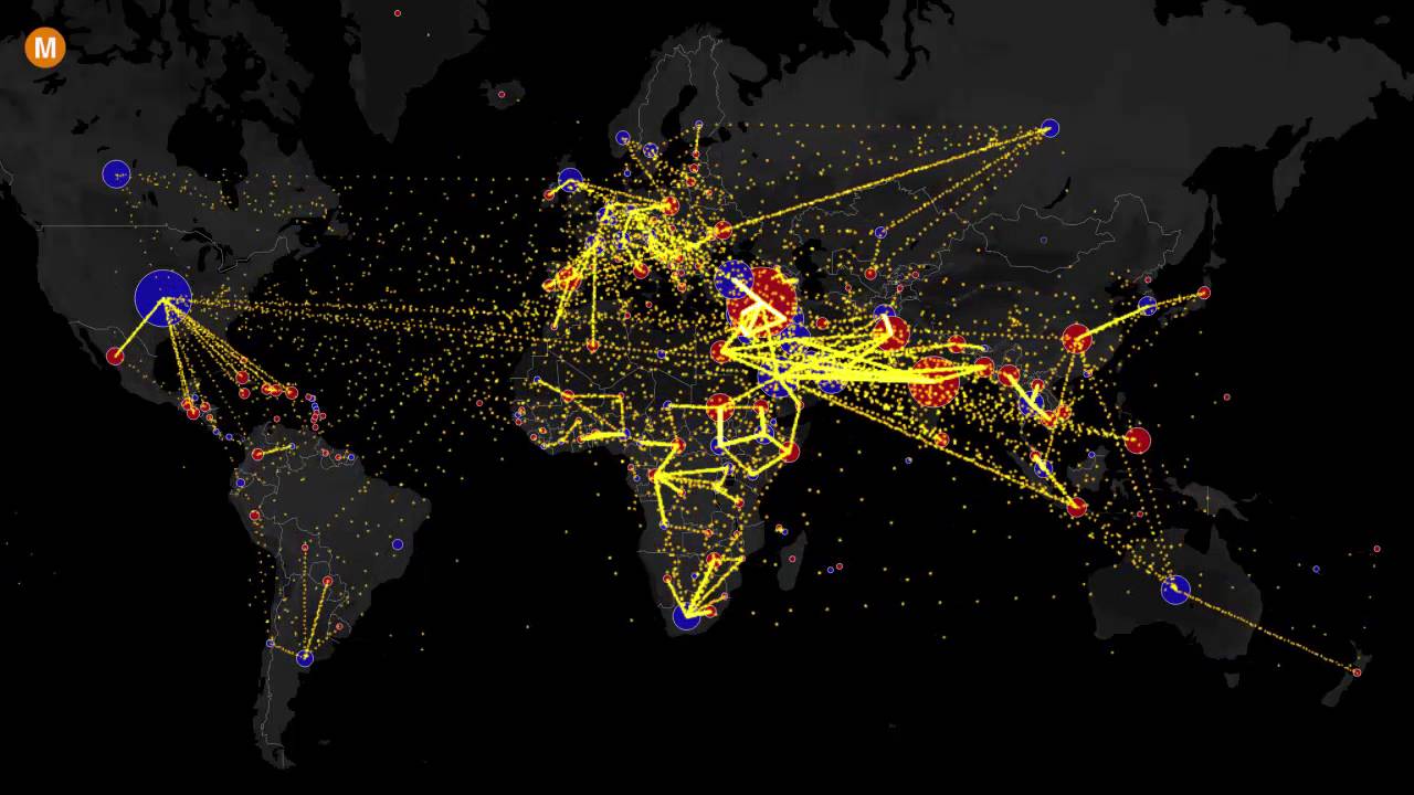 Mapping the World's Immigration Flows, Country-by-Country