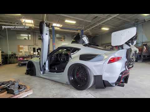 Thumbnail for Toyota Supra Vertical Lambo Doors prototype kit. Prototyped and Installed at Vertical Doors, Inc. by Toyota Supra (J29/DB)