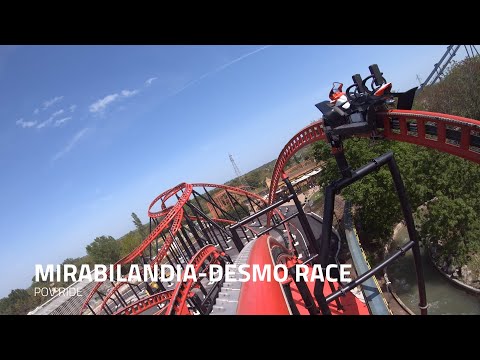 Desmo Race Roller Coaster POV - Ducati World at Mirabilandia
