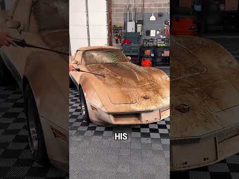 Found! Abandoned Corvette Hidden in Grandpa's Garage for 10 Years!