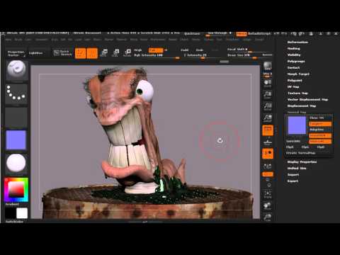 Introduction to ZBrush Tutorial 43