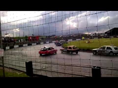 1300 Stockcars BCQR Heat 3 Buxton Raceway 02/07/16 Video