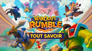 TOUT SAVOIR SUR WARCRAFT RUMBLE QUI SORT AUJOURD'HUI