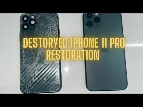 Destroyed iPhone 11 Pro awesome Restoration in Bangalore