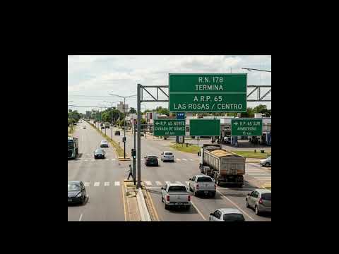 Ruta Nacional 178 De Pergamino a LAs Rosas #noticias #automobile #lluvia