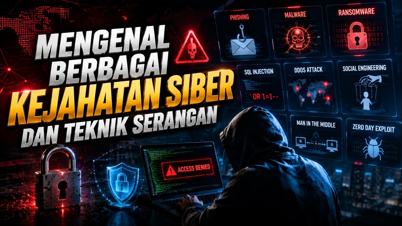 Mengenal Berbagai Kejahatan Siber dan Teknik Serangan