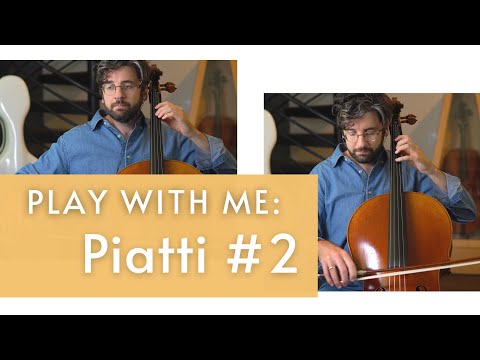 Play Along Piatti Cello Method Book One | Etude 2 | Adult Cello
