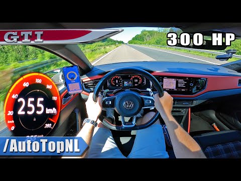 300HP VW Polo GTI 2.0 TSI TOP SPEED on AUTOBAHN [NO SPEED LIMIT] by AutoTopNL
