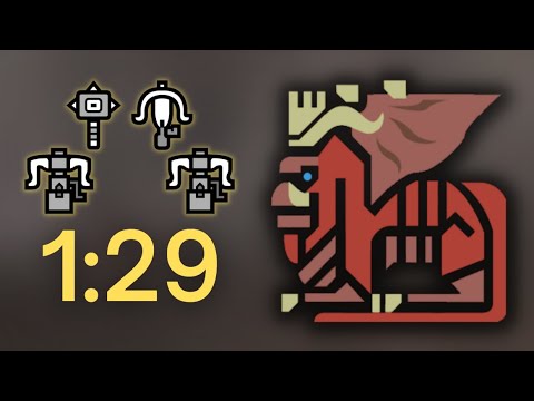 MHFU  |  JUMP Teostra 1:29 Speedrun