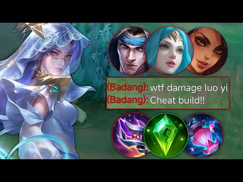 GLOBAL LUO YI SATISFYING GAMEPLAY VS META  BADANG ROAMER | LUO YI BEST BUILD & EMBLEM 2025 | MLBB