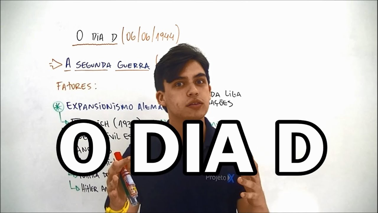 ParabenX O Dia D e a Segunda Guerra Mundial Prof  Gabriel Feitosa