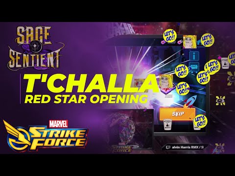 TCHALLA Red Star Opening!!! - MARVEL Strike Force