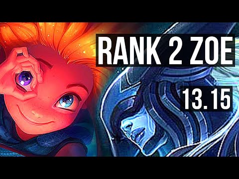 ZOE vs LISSANDRA (MID) | Rank 2 Zoe, 700+ games, 1.2M mastery, 13/4/9 | NA Challenger | 13.15