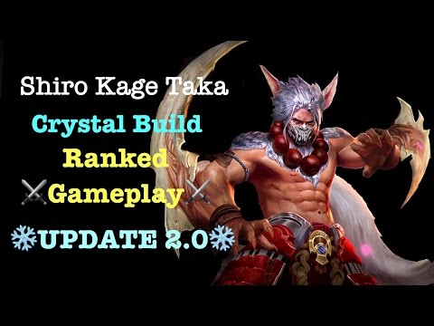 VAINGLORY: Shiro Kage Taka  | CP | Ranked Gameplay | Update 2.0❄️