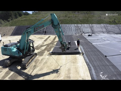 Umwelttechnik | Basis- und Oberflächenabdichtung von Deponien mit Geokunststoffen