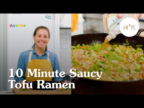 10-Minute Saucy Tofu Ramen | Fast, Easy, Weeknight Recipe