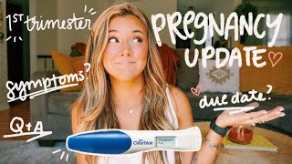 1ST TRIMESTER RECAP...symptoms, tips, Q/A..//PREGNANCY UPDATE