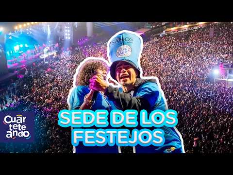 El FESTIVAL NACIONAL DE CUARTETO se tiñó de CELESTE con la visita de los CAMPEONES