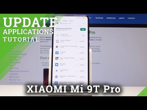 How to Update Apps in XIAOMI Mi 9T Pro - Install New App Version
