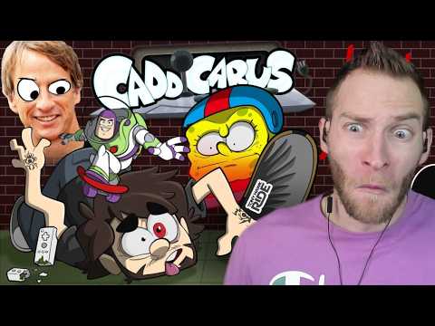 TONY HAWK GAMES?!?! Reacting to "The Awful World of Skateboarding Games" by Caddicarus