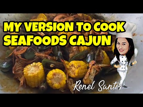 RECEITA DE MARISCO CAJUN MINHA PRÓPRIA VERSÃO #seafoodcajun