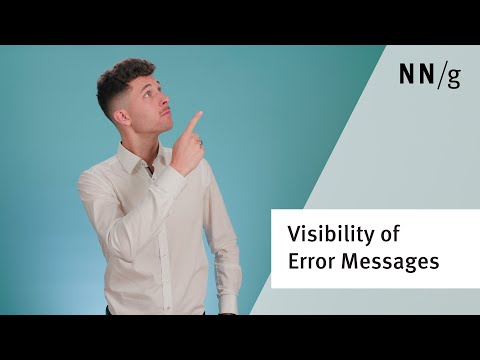 如何提高錯誤信息的可見性 (How to Increase the Visibility of Error Messages)