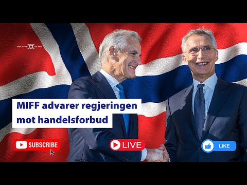 MIFF sendte brev til Støre - advarer regjeringen mot handelsforbud