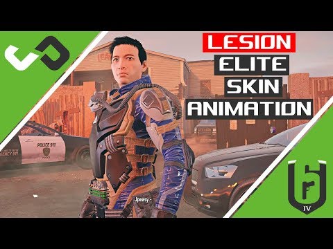 Lesion Elite Skin + MVP Animation - Rainbow Six Siege