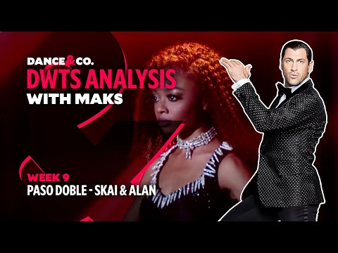 DWTS MAKS ANALYSIS: Week 9 - Skai Jackson & Alan Bersten's Paso Doble