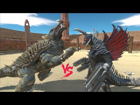 GIGAN FINAL WARS VS ANGUIRUS AT THE ARENA - Animal Revolt Battle Simulator