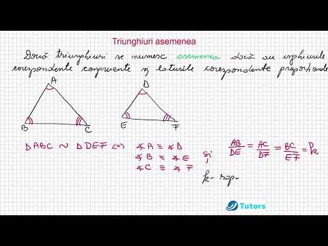 Triunghiuri asemenea